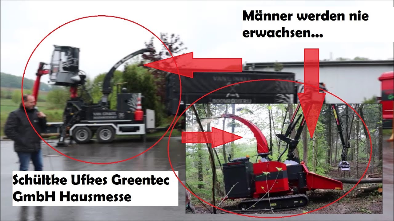 Männer werden nicht erwachsen - nur die Spielzeuge werden größer... | Baumpflege Mertens
