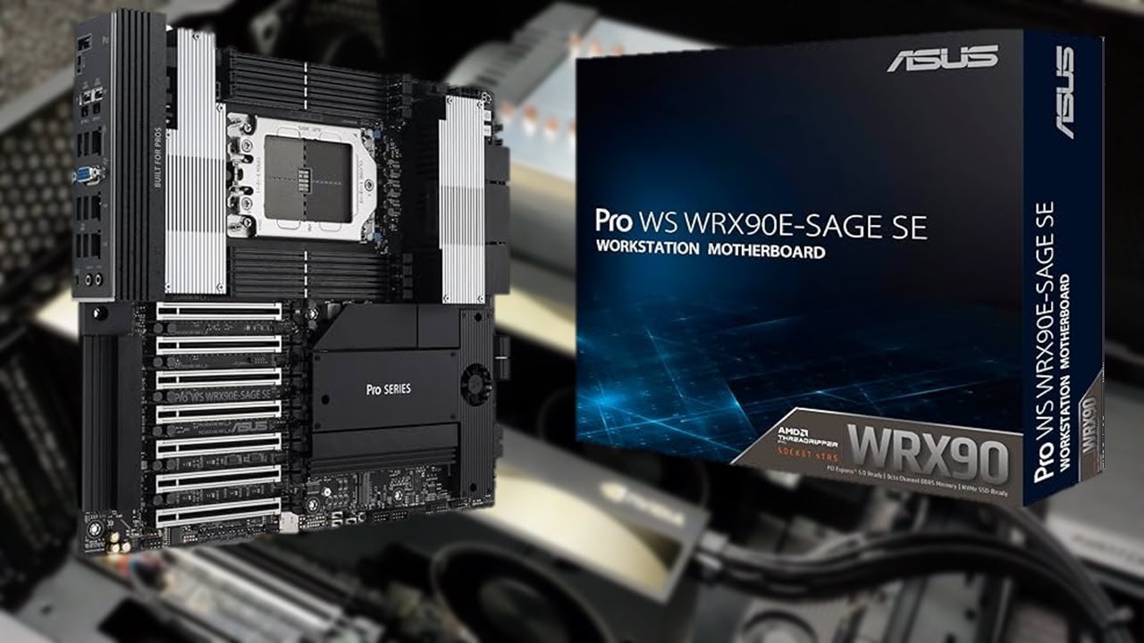 ASUS Pro WS WRX90E-SAGE SE Motherboard Unboxing