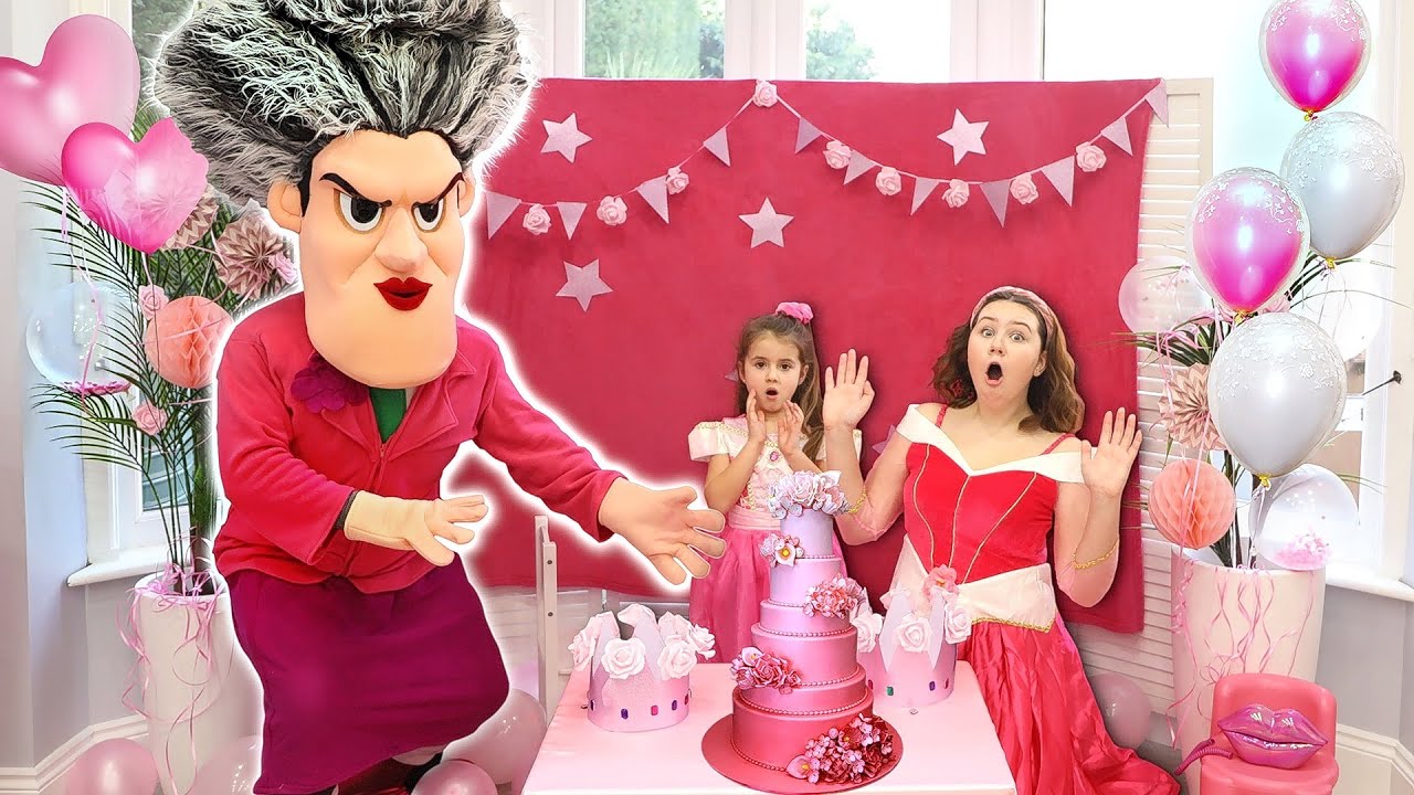 Ruby and Bonnie have a Pink Food Party for a day