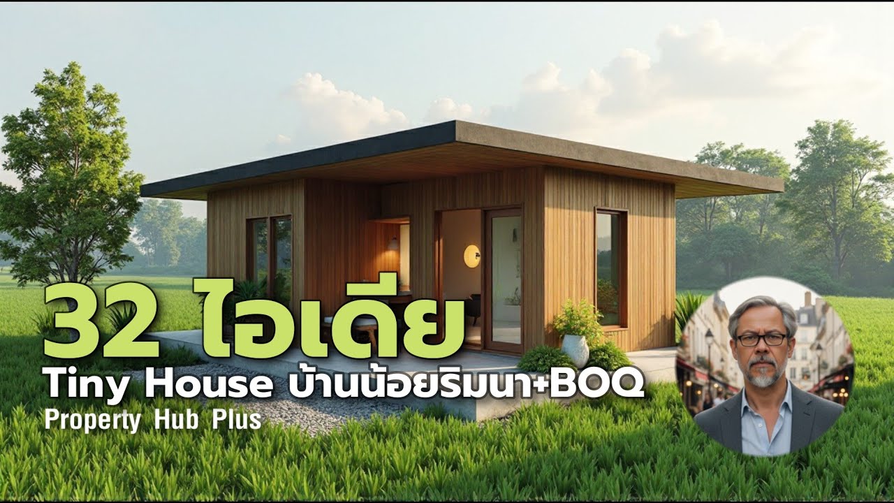 32 ไอเดีย Tiny House บ้านน้อยริมนา+BOQ