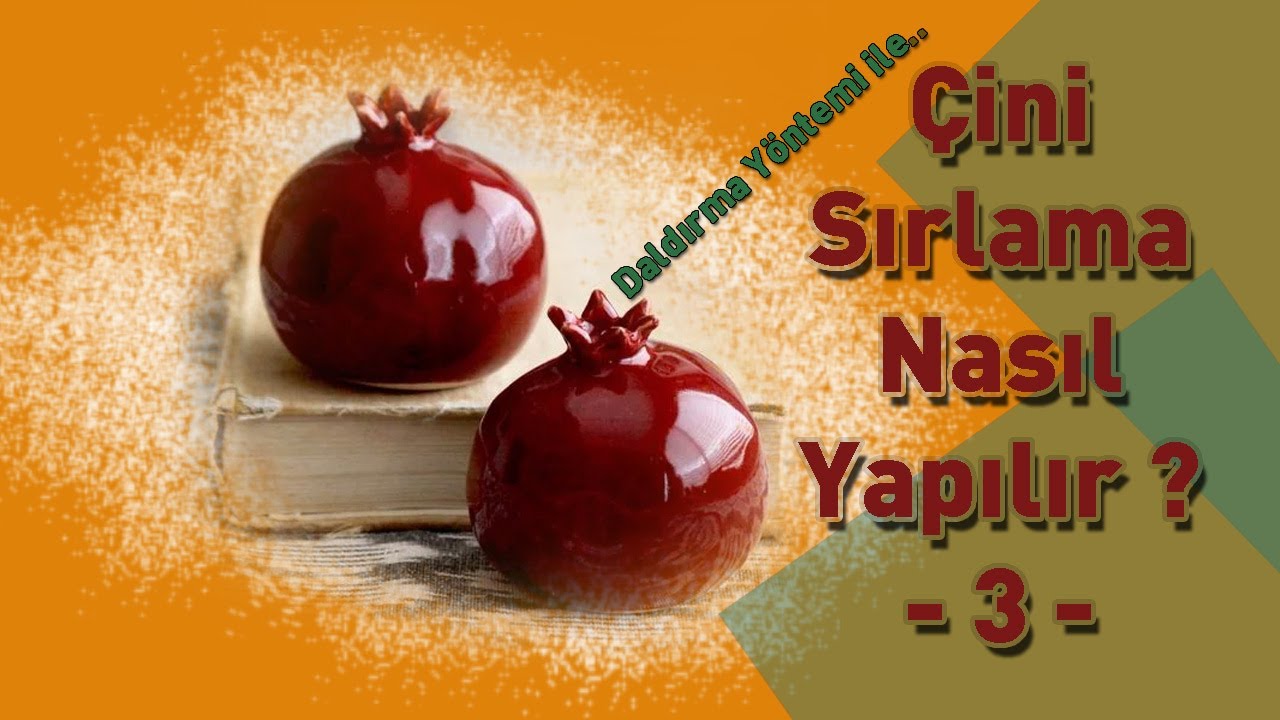 ÇİNİ SIRLAMA (Daldırma Yöntemi) NASIL YAPILIR? - 3 (tiles glazing)