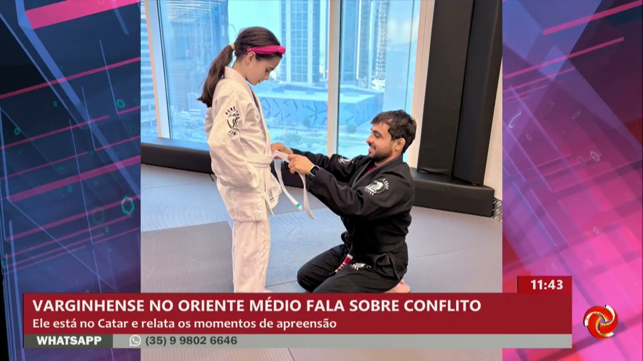 Varginhense relata rotina em meio à guerra no Oriente Médio