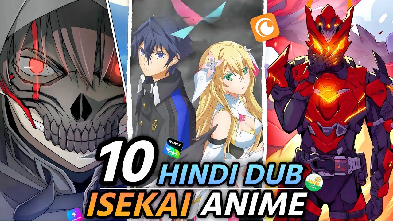 Top 10 Hindi Dub Isekai Anime | New Hindi Dubbed Anime List 2026 | Crunchyroll