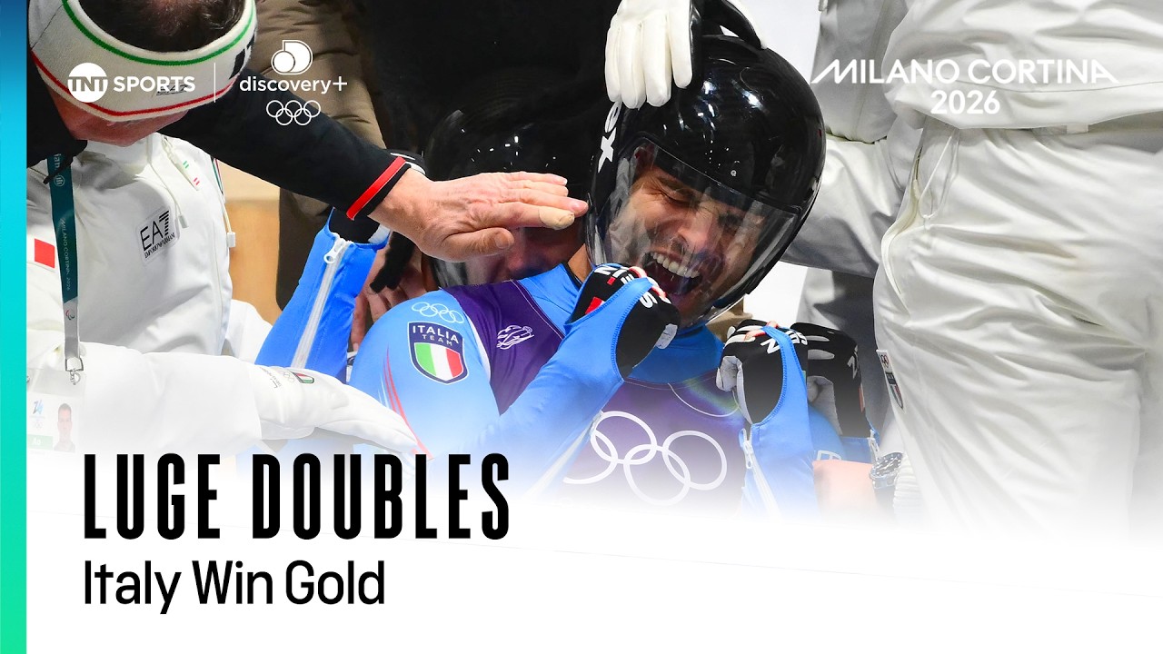 Heartbreak for USA After Late Crash as Italy Take Men’s Doubles Gold | Winter Olympics 2026