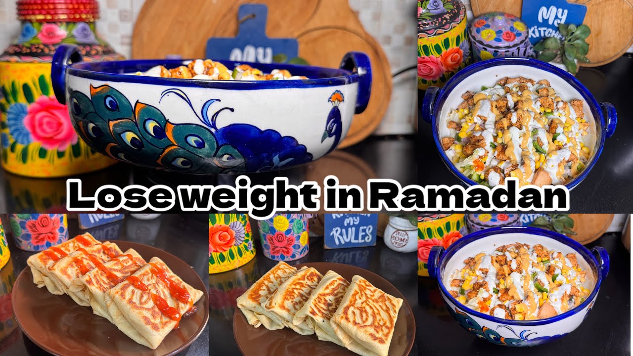 Best Ramadan weight loss salad || easy and healthy filling Ramadan recipes 