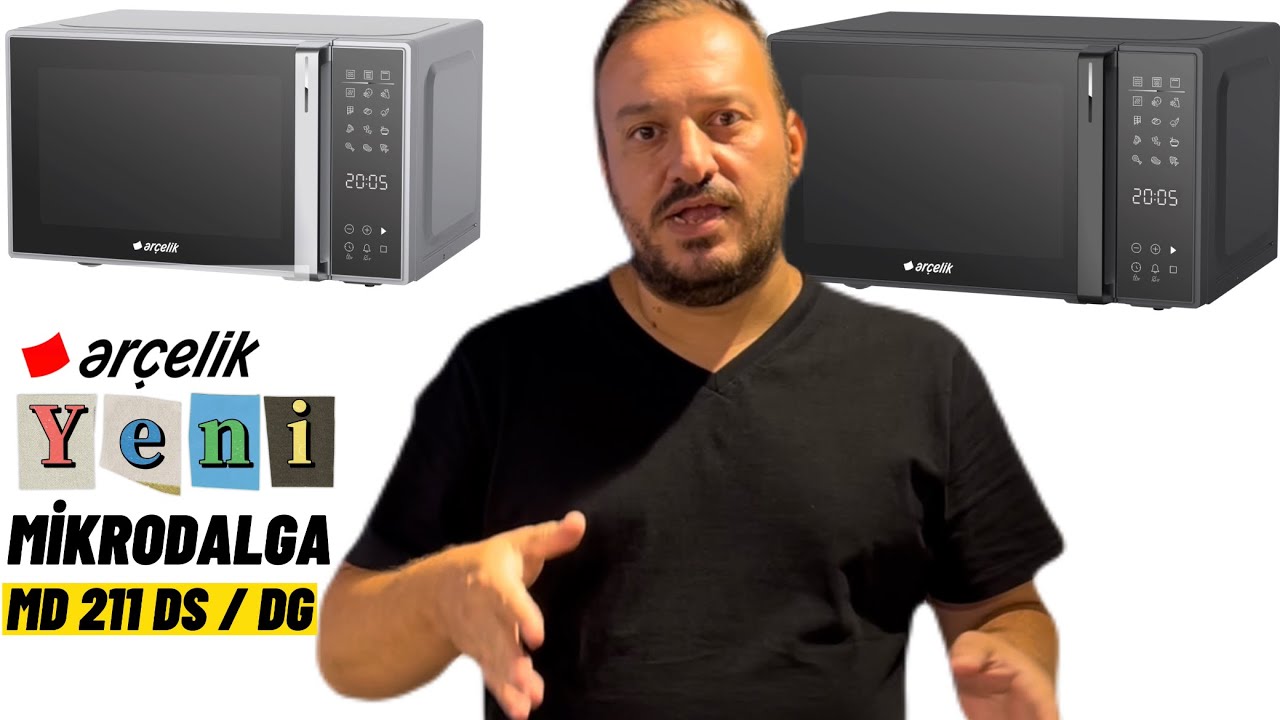 Mikrodalga Fırın Arçelik MD 211 DG / Mikrodalga Fırın Arçelik MD 211 DS / 20 Litre Hacim / Pişirme