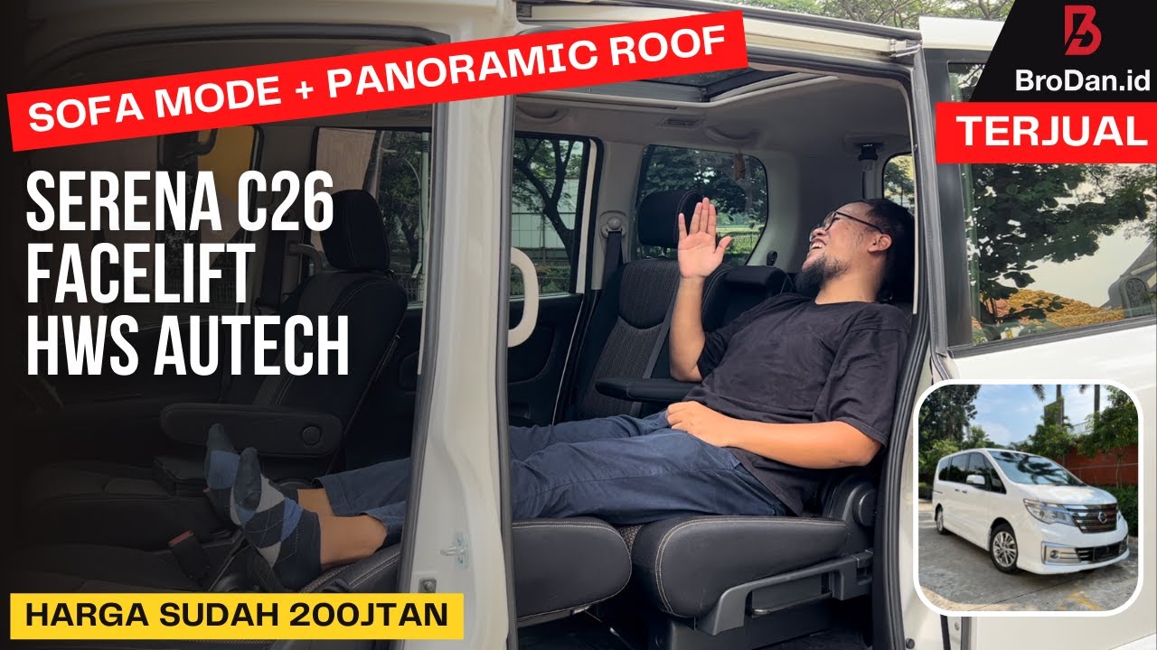 NISSAN SERENA C26 HWS AUTECH BISA SOFA MODE KAYA VELOZ! HARGA LEBIH MURAH MASIH ADA PANORAMIC ROOF