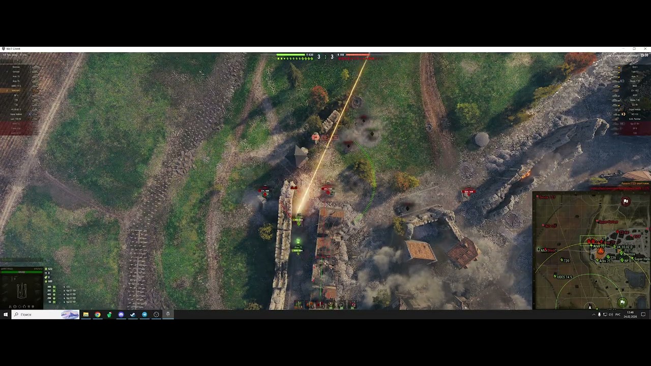 world of tanks,танки   арта м40 м43 не плохо отработал