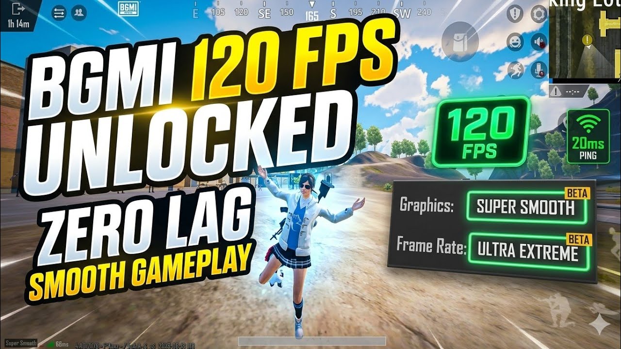 BGMI 120 FPS UNLOCKED ⚡| ZERO LAG IPHONE FEEL | ALL DEVICES WORKING 🔥
