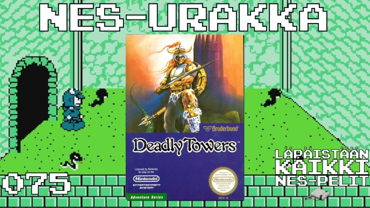 NES-Urakka 075 | Deadly Towers | Läpäistään KAIKKI NES-Pelit