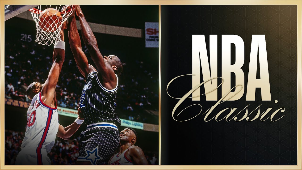 Shaq Breaks The Backboard & Nick Anderson Scores 50! | NBA Classic Game