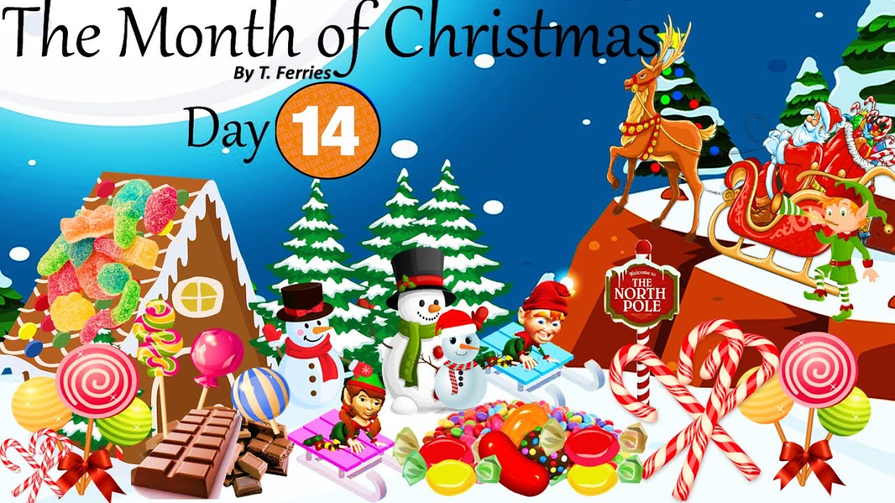 🎅THE MONTH OF CHRISTMAS-DAY 14 (Candy Making) by T.Ferries | Kids Books Read Aloud | Christmas Books