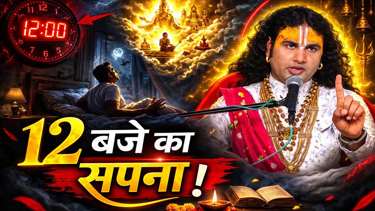 रात 12 बजे ये सपना दिखे तो समझो किस्मत बदलने वाली है | अनिरुद्धाचार्य जी#bhakti 