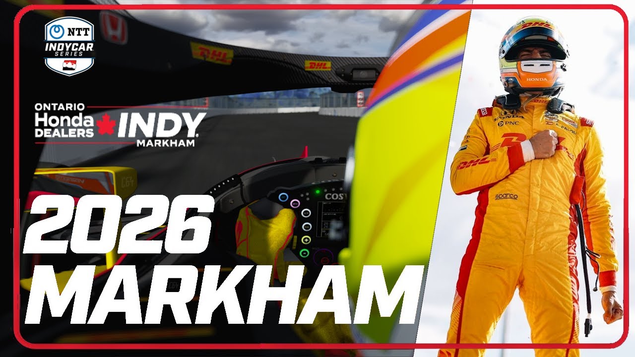 Alex Palou Laps Around Markham Proposed Track Layout - IndyCar 2026
