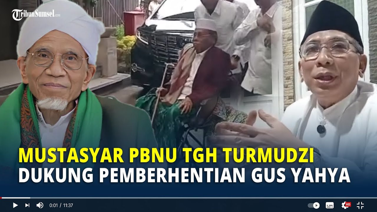 Mustasyar PBNU TGH Turmudzi Dukung Pemberhentian Gus Yahya