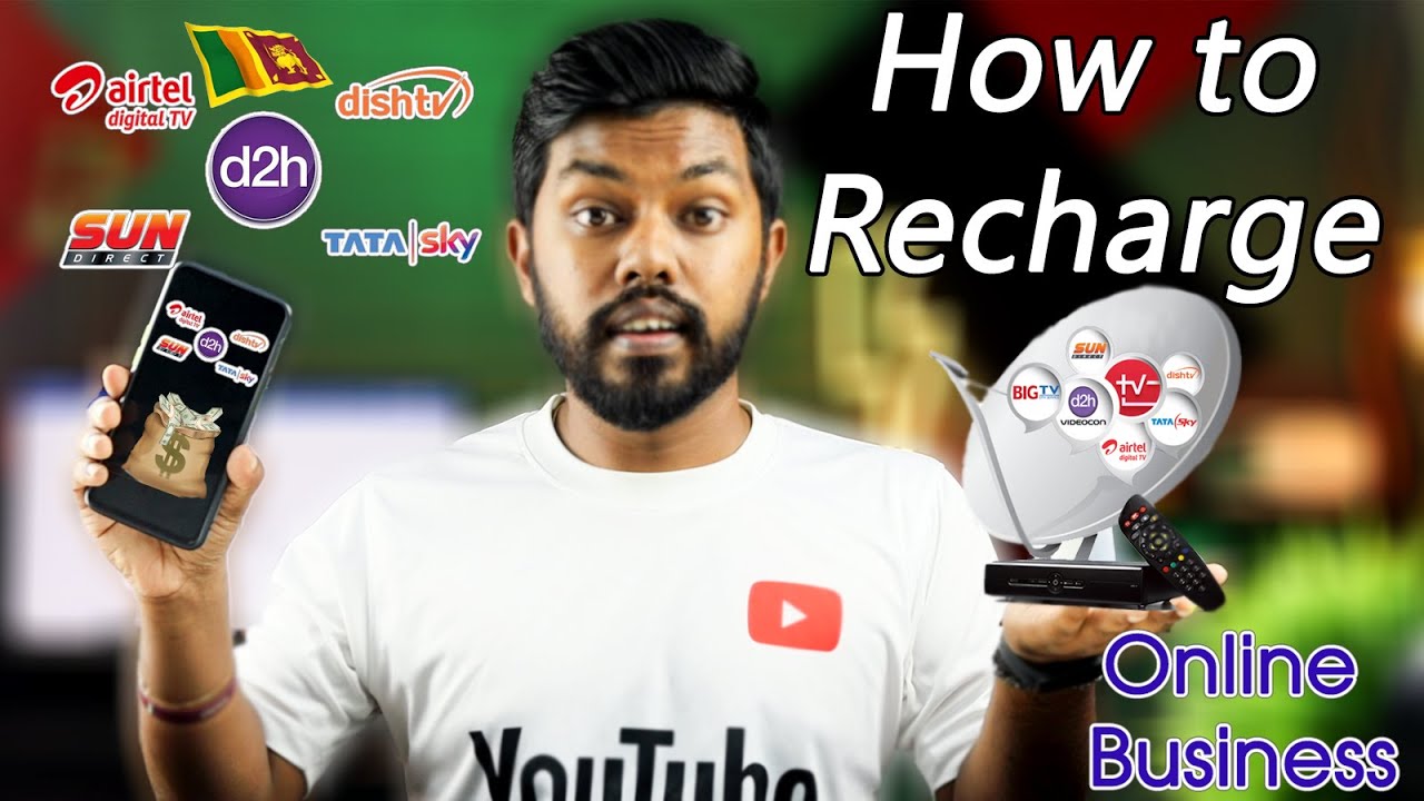 How to Recharge DTH in Sri Lanka Online| Recharge online Job |Tamil |Travel Tech Hari