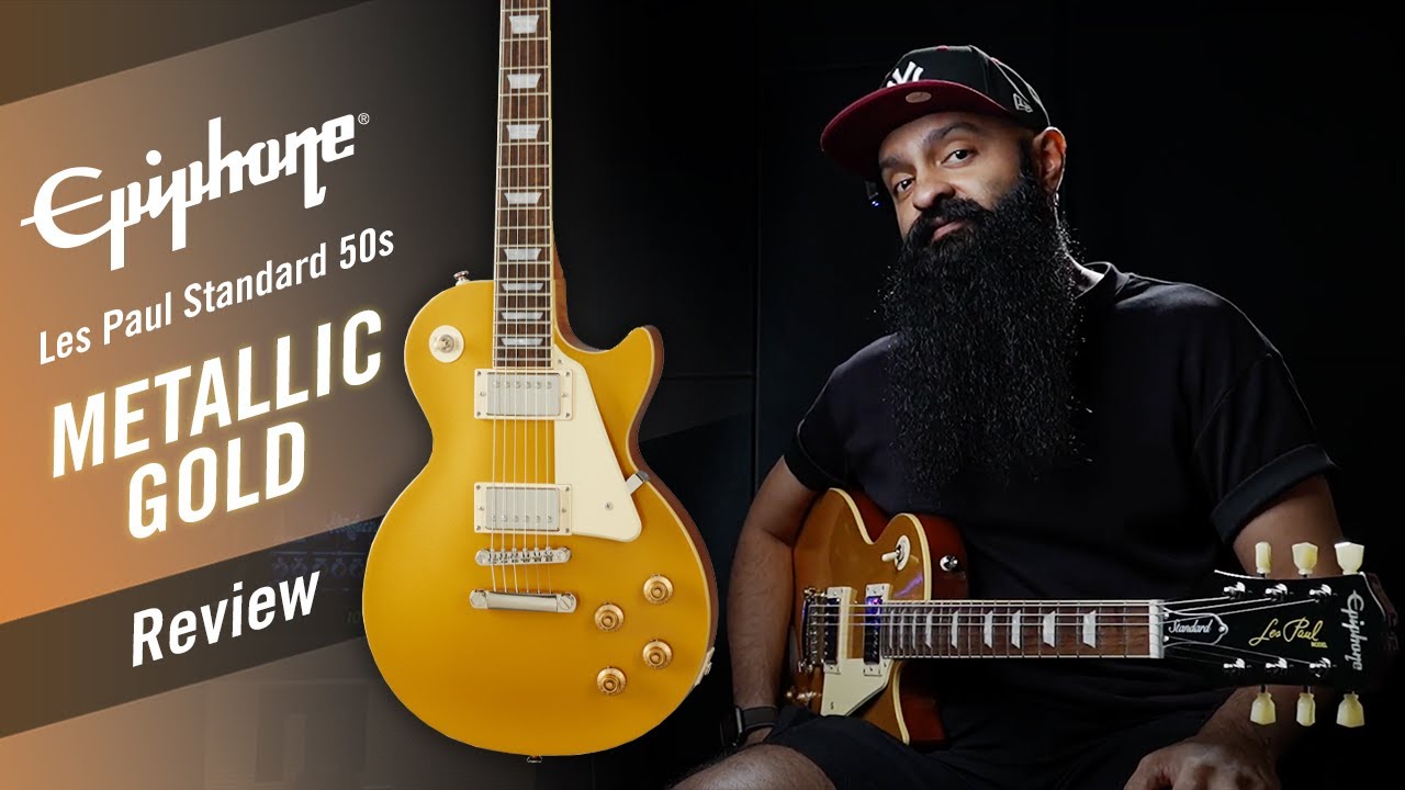BETTER THAN GIBSON? Epiphone Les Paul Standard 50s Goldtop Electric Guitar Review