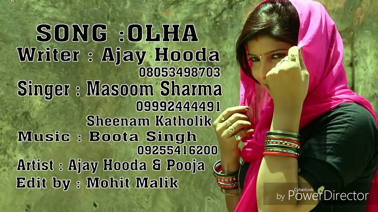 #Haryanvisong  With a folk | SONG OLHA | masoom sharma & Sheenam katholik | Haryanvi Song