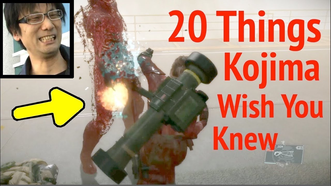 Kojima Wish You Knew This in Metal Gear Solid V: Phantom Pain (MGS5)