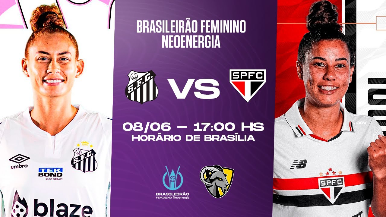 SANTOS X SÃO PAULO | BRASILEIRÃO FEMININO | AO VIVO E COM IMAGENS