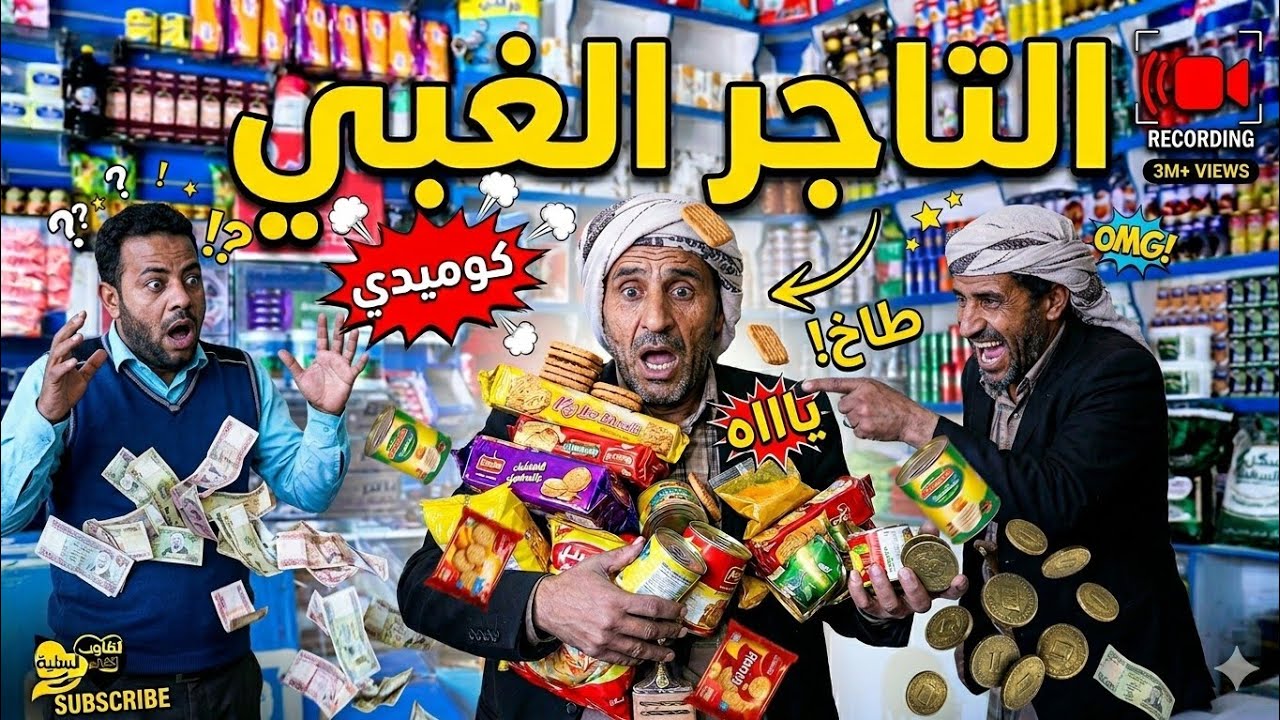 كوميديا مضحكة العم يحيى وعمار  
