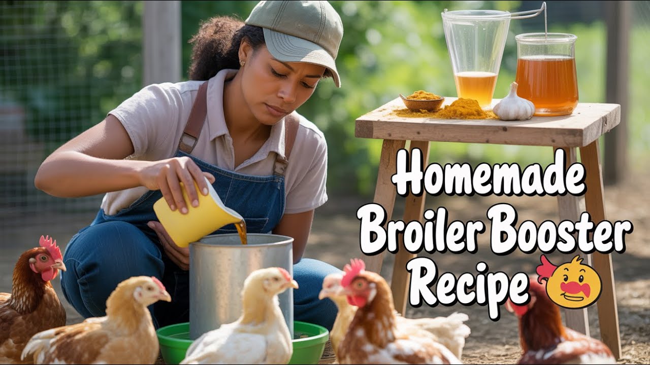 Make Your Own BROILER BOOSTER |  Natural Growth Formula For FAST & HEALTHY Chicken Growth.