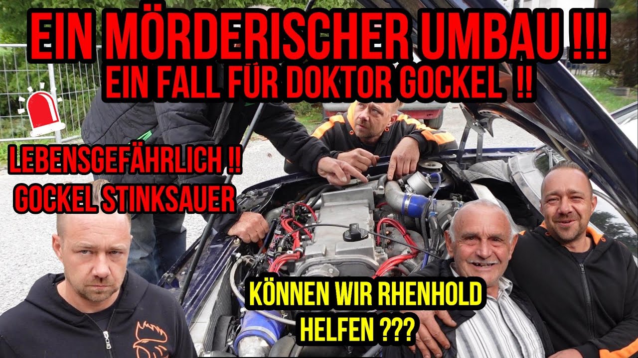 Turbo-Gockel - EIN MÖRDERISCHER UMBAU ! LEBENSGEFÄHRLICH KÖNNEN WIR REINHOLD HELFEN? VR6 T - CORRADO