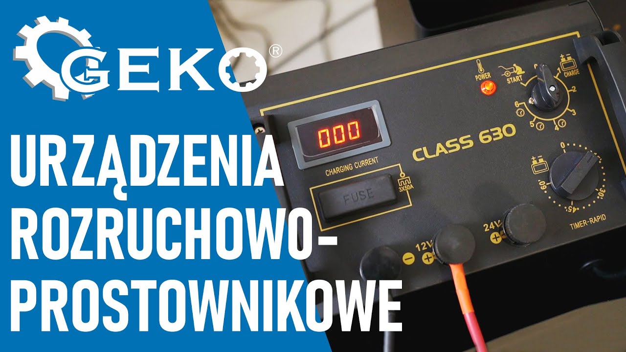 Urządzenia rozruchowo-prostownikowe z serii CLASS od GEKO
