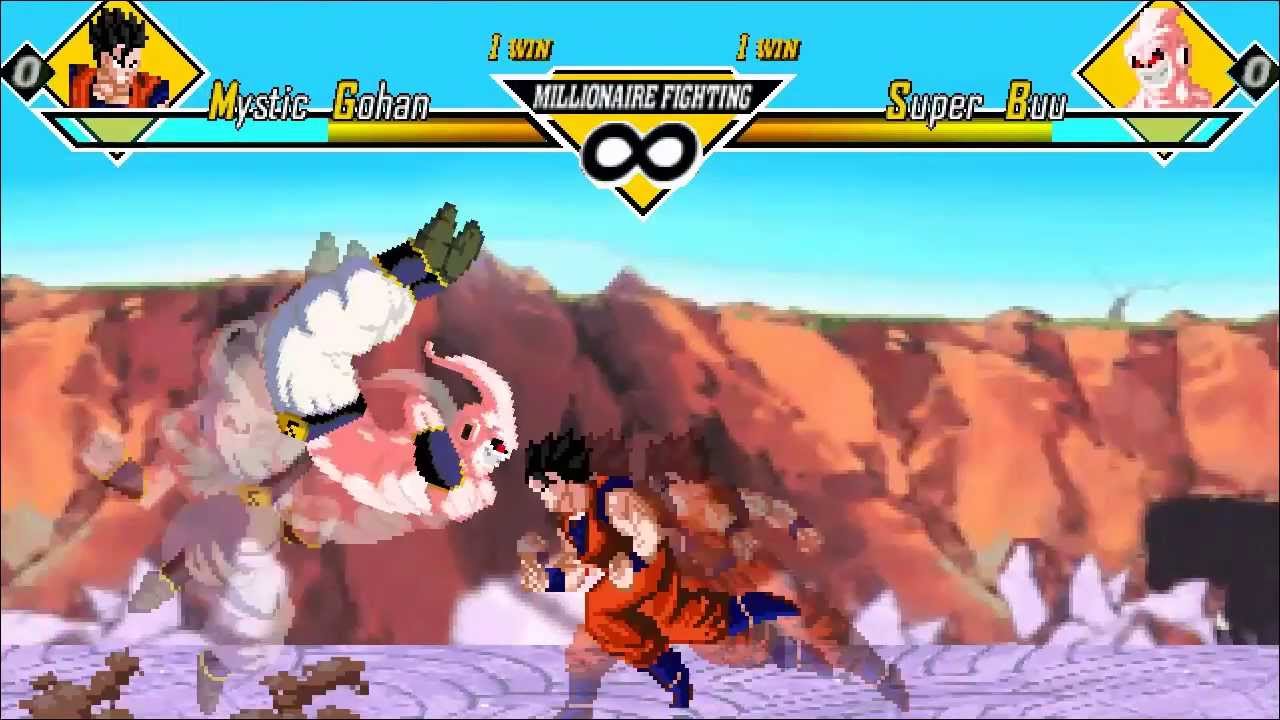 M.U.G.E.N Mystic Gohan VS Super Buu [HD]