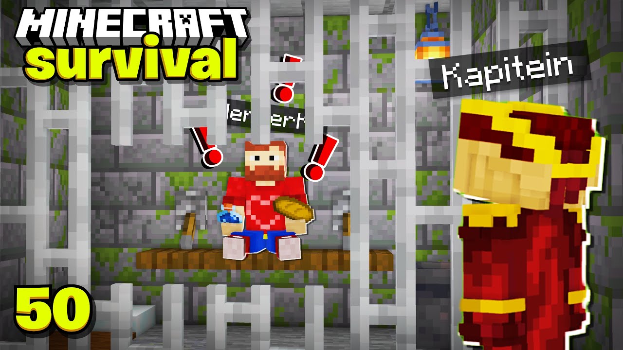 De Kapitein SLUIT MIJ OP In Minecraft Survival!