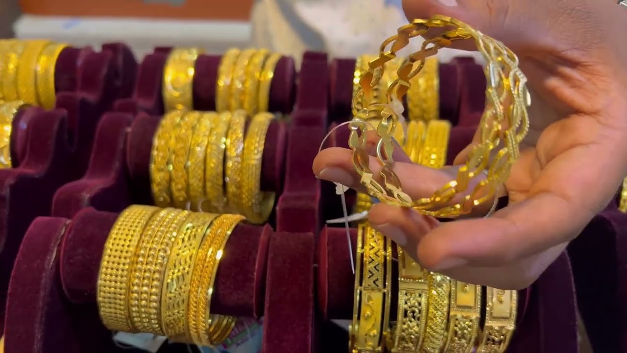 BEST 1 GRAM JEWELLERY IN KERALA DAILY USE 1GRAM GOLD BANGLES WITH PRICE 