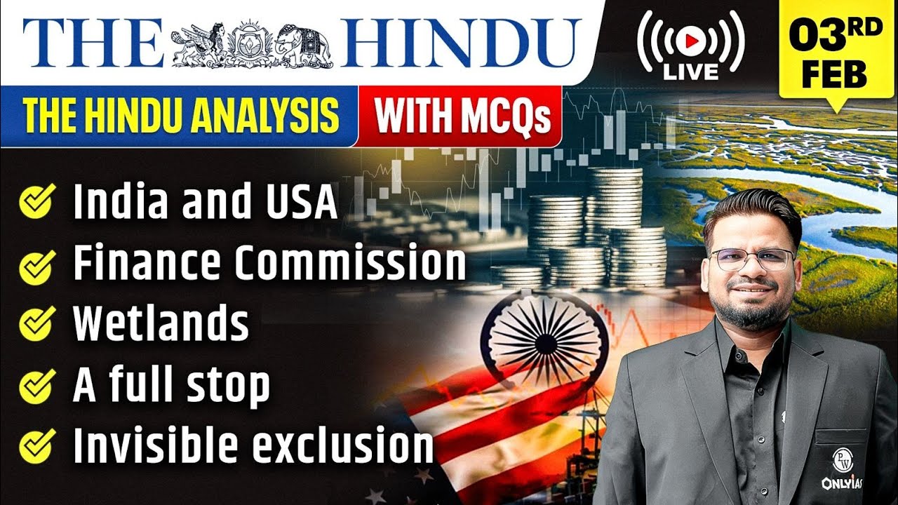The Hindu Analysis | 3rd February 2026 | The Hindu Newspaper  - Practice Questions | Prashant Sir