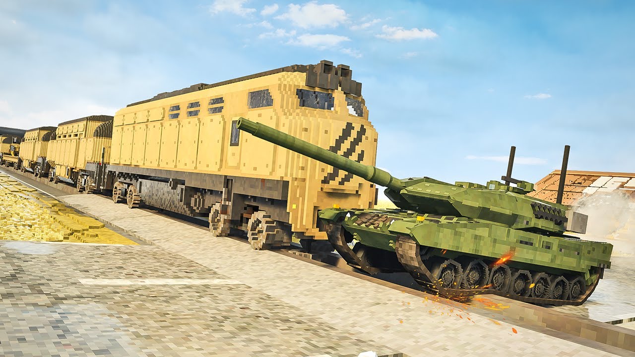 Armored Train DLC vs Military Vehicles | Teardown