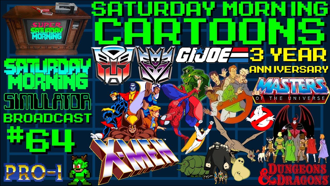 🔴 Saturday Morning Cartoons | SSM 3 YEAR ANNIVERSARY! | #64 📺🎥⚔🪖🐉#saturdaymorningcartoons #cartoon