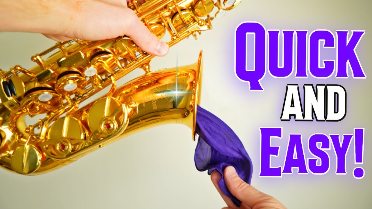 How to Swab a Saxophone! Simple!