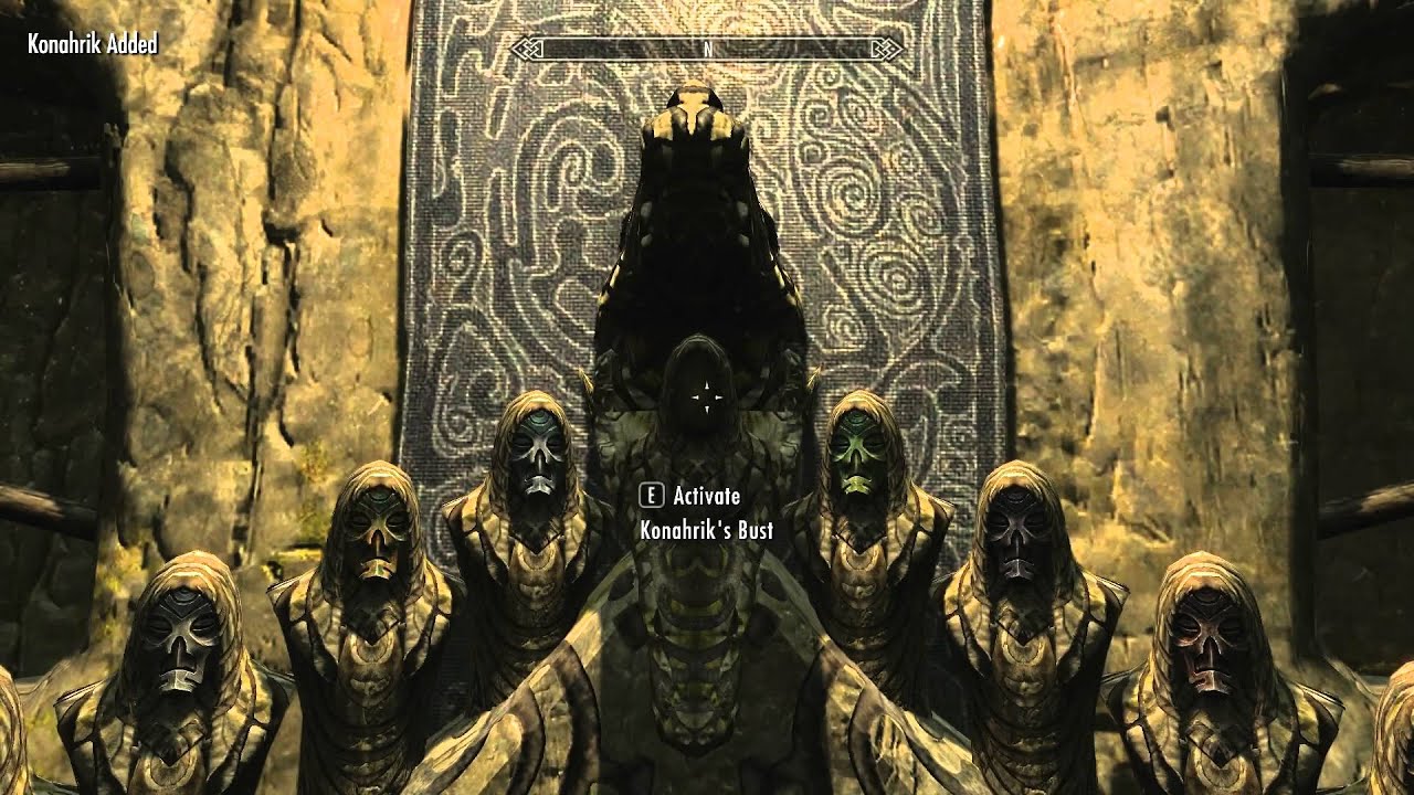 SKYRIM Как получить маску Конахрика (Мастера Редчайшей Маски) в игре. Комментарии + Обучающее видео