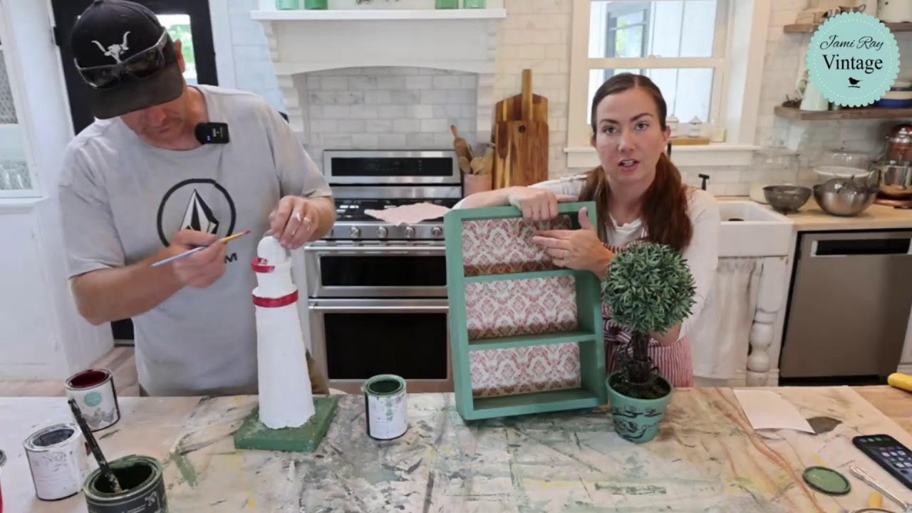 Thrift Flip Repairs and Painting - Trash To Treasure - Waste Not Wednesday