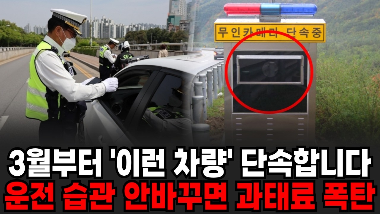 이제부터 '이런 차량' 단속합니다 3월부터 달라지는 교통단속 [이슈임당]