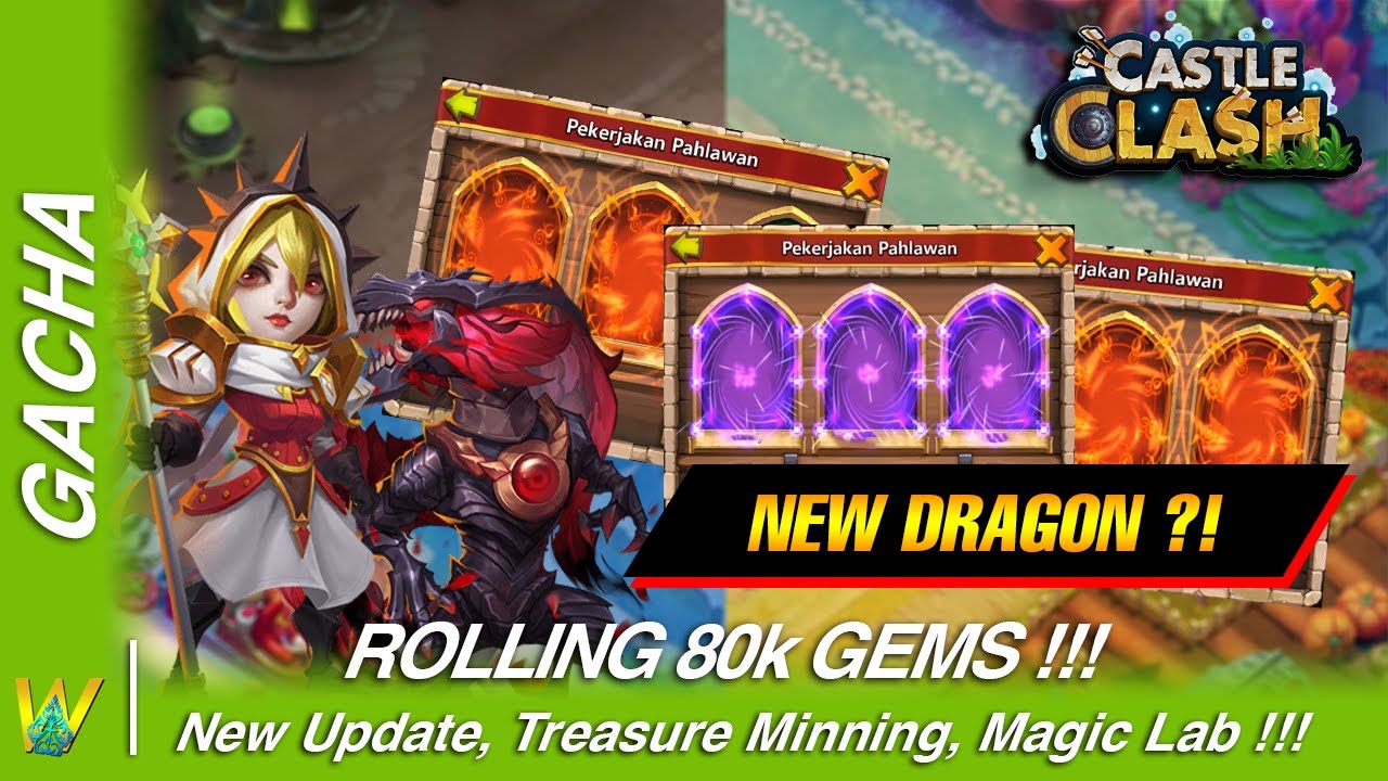 Rolling 80K Gems For New Update !! || Konflik Kastil Indonesia