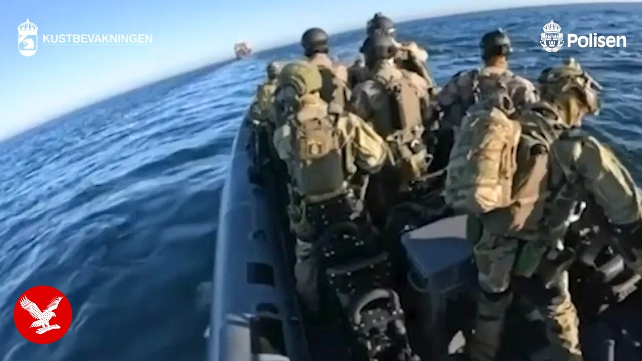 Swedish coast guard boards cargo ship en route to Russia in the Baltic Sea