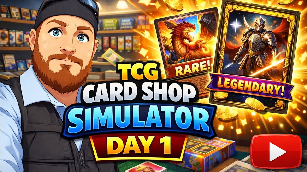TCG Card Shop Sim Day 1