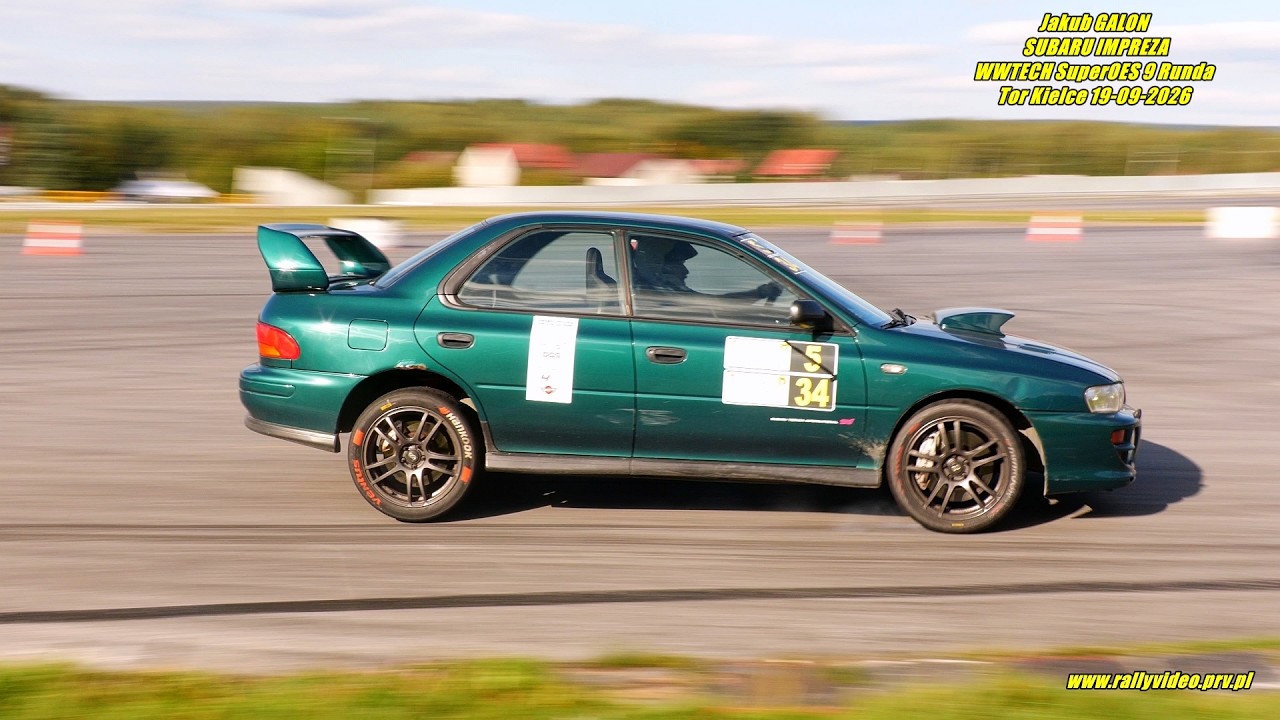 Jakub GALON - SUBARU IMPREZA GT - WWTECH SuperOES 9 Runda Tor Kielce 19-09-2026