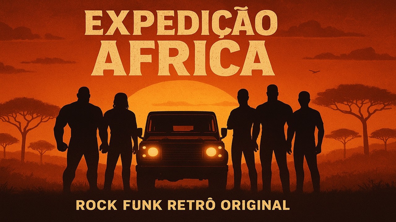 Expedição África — Rock Funk Retrô | referencia à viagem de Richard Rasmussen, Julio Balestrin
