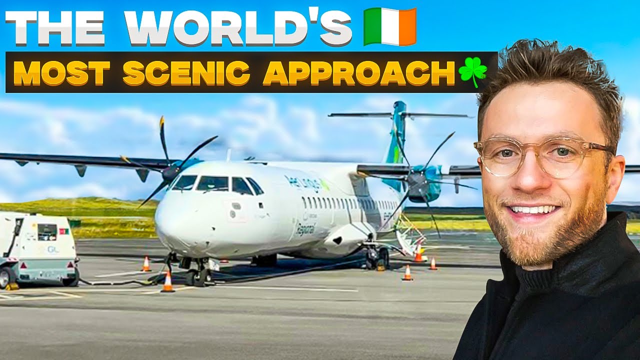 The WORLD's MOST SCENIC APPROACH - Donegal Airport, IRELAND