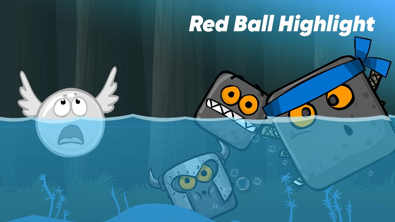 Red Ball 4 Highlight Moment in Stage 2 Vs 100 Ninja Boxes