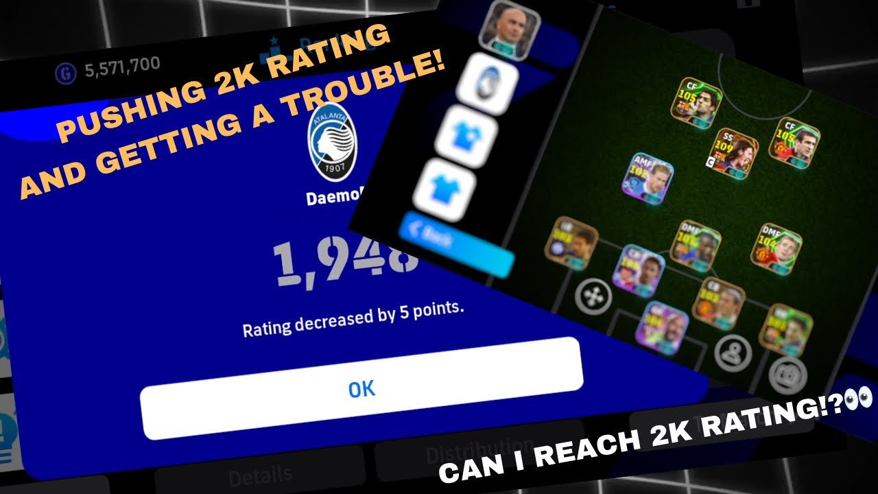 GETTING TROUBLE | CAN I REACH 2K RATING!? | EFOOTBALL | DYLAN GAMING
