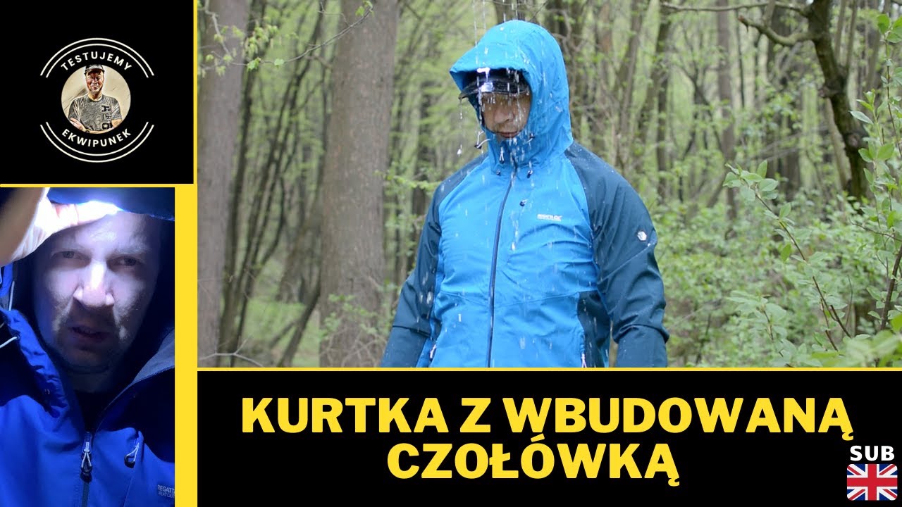 Regatta Britedale - kurtka z wbudowaną latarką.