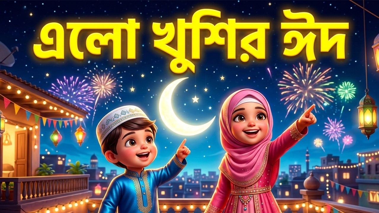 ঈদ মোবারক! সোনামণিদের ঈদের আনন্দ ও নতুন জামা | Eid Mubarak Song 2026