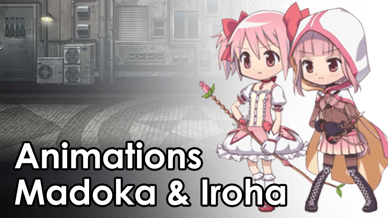 Madoka & Iroha - Battle Animations