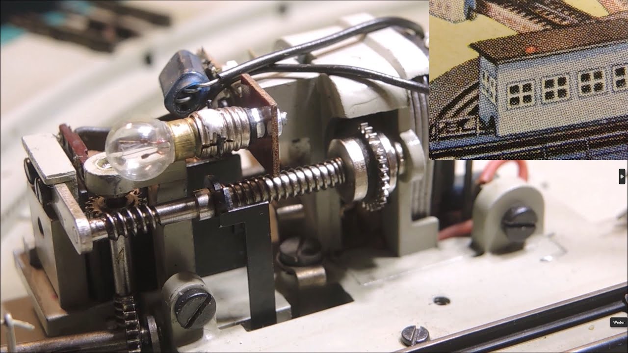 Märklin analog,  Drehscheibe 7186 bekommt Licht
